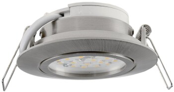 LED-Einbauleuchte Flat-32 warmweiß 80x32mm 5W 590lm Edelstahl gebürstet