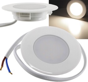 LED-Einbauleuchte EBL-HV65w weiß 2 Watt 230V 4200K...