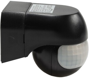 Aufputz Bewegungsmelder CBM-Slim 180° LED geeignet IP44 1-800W schwarz