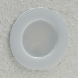 LED-Einbauleuchte Flat-30 FR-R 3000K Ø85x30mm 5W 460lm IP44 rund weiß