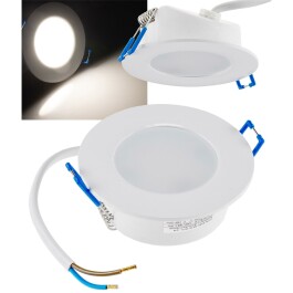 LED-Einbauleuchte Flat-30 FR-R 4200K Ø85x30mm 5W...