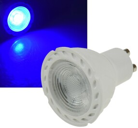 LED Strahler GU10 LDS-50 blau 38° 230V/5W