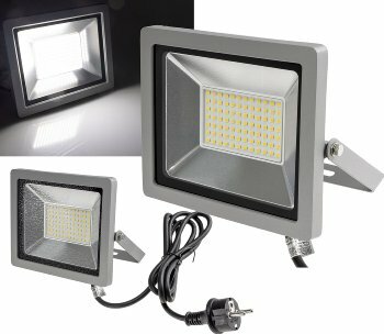 LED-Fluter SlimLine CTF-SLT 30 silber 30W 2960lm 4000K neutralweiß IP44