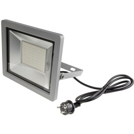 LED-Fluter SlimLine CTF-SLT 99 silber 100W 9230lm 4000K neutralweiß IP44