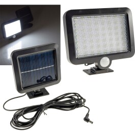 LED Solar Wandleuchte m. Bewegungsmelder 300lm 6000K Akku...