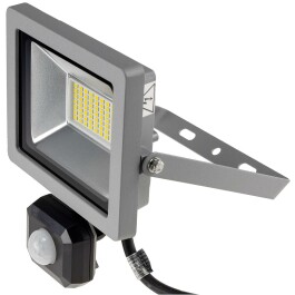 LED-Fluter SlimLine CTF-SLT30 PIR 30W IP44 2960lm 4200K Bewegungsmelde