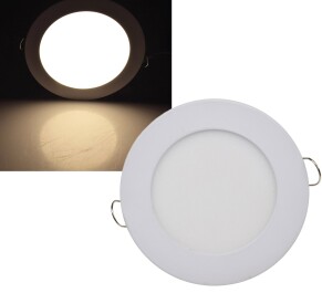 LED Licht-Panel QCP-12R Ø 12cm 230V 6W 503 Lumen...