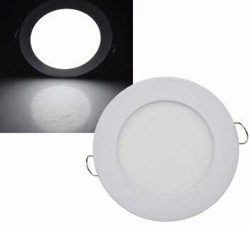 LED Licht-Panel QCP-12R Ø 12cm 230V 6W 510 Lumen 4200K / neutralweiß