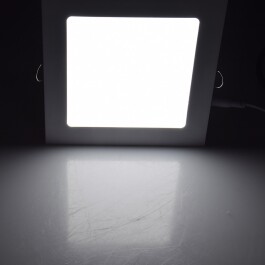 LED Licht-Panel QCP-12Q 12x12cm 230V 6W 510 Lumen 4200K / neutralweiß