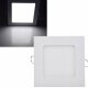 LED Licht-Panel QCP-12Q 12x12cm 230V 6W 510 Lumen 4200K / neutralweiß