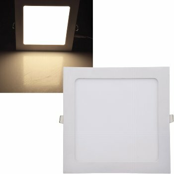 LED Licht-Panel QCP-22Q 22,5x22,5cm 230V 18W 1600 Lumen 2900K / warmweiß