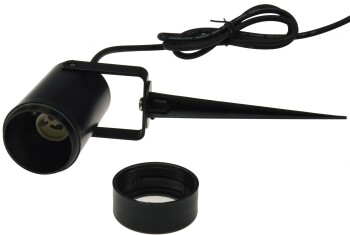 Gartenleuchte KGL-110 schwarz 1,5m Kabel+Stecker GU10-Sockel IP44