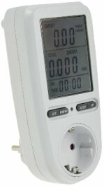 Energiekosten-Messgerät CTM-808 Pro LC-Display...