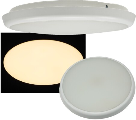 LED Deckenleuchte SALAO 22 WW IP54 22W 2200lm 3000K HF-Bewegungsm.