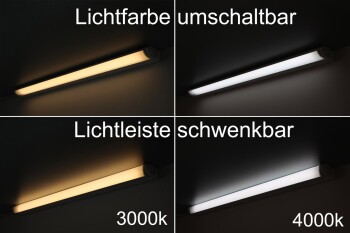 LED Unterbauleuchte CT-LSW 56 56cm 913lm 8 Watt 2700K + 4000k schaltbar