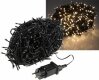 LED Aussen-Lichterkette CT-ALK600 60m warmweiß Kabel schwarz IP44 600 LEDs