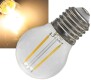 LED Tropfenlampe E27 Filament T4 3000k 524lm 230V/4W warmweiß