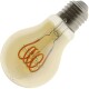 LED Glühlampe E27 Vintage G70 2200k 249lm 230V/4W warmweiß/amber