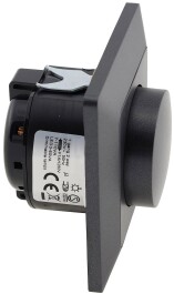 MILOS Dimmer für LED Lampen Anthrazit 250V~/ 3-60W inkl. Rahmen UP