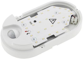 LED Wandleuchte NIAS IP54 3000K 10W 980lm 140° Bewegungsmelder