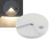 LED Treppenlicht mit Bewegungsmelder Akkubetrieb warmweiß slim: 14mm flach