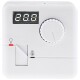 Raumtemperatur-Regler Thermostat RT-55 7A weißes LED-Display 5-30°C 110-230V