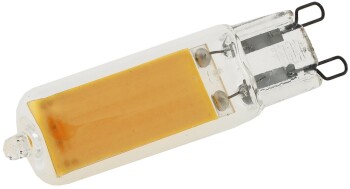 LED Stiftsockel G9 4W 500lm 330° 230V 3000k / warmweiß Glas