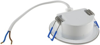 LED-Einbauleuchte Flat-30 FR-R 3000K Ø85x30mm 5W 460lm IP44 rund poliert