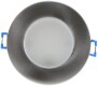 LED-Einbauleuchte Flat-30 FR-R 3000K Ø85x30mm 5W 460lm IP44 rund poliert