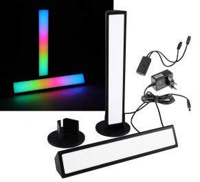 LED Lichtsäule Smart Lightbar 2er-Set dynamische RGB...