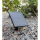 Gartenstrahler Set Solar mit 2 Spots Solarzelle Erdspieß 3000k IP65