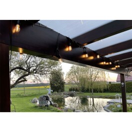 Biergarten-Lichterkette CT-BGL 10Solar 2m + 4,5m 10x Filament Led Lampe IP44