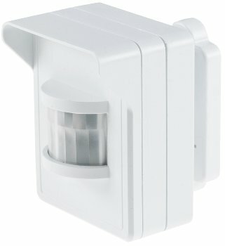 Funk-Klingel PIR Sensor Pilota Porta Bewegungsmelder Batteriebetrieb IP44