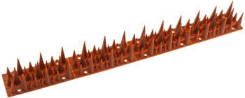 Taubenabwehr Spikes 10er Set Kunststoff 400x42x36mm Ziegelrot