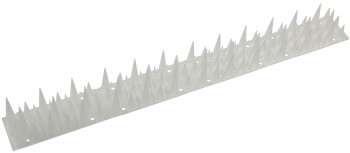 Taubenabwehr Spikes 10er Set Kunststoff 400x42x36mm weiß/transparen