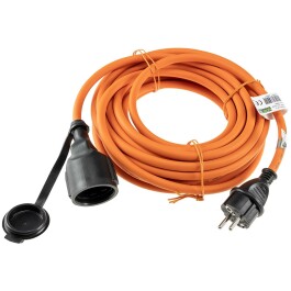 Verlängerungskabel 10m IP44 Orange H07RN-F 3G1,5  Stecker / Kupplung