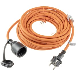 Verlängerungskabel 15m IP44 Orange H07RN-F 3G1,5  Stecker / Kupplung