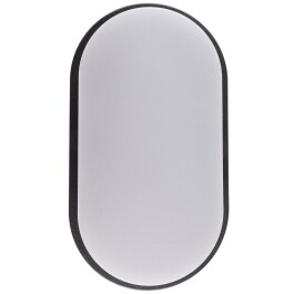 LED Wandleuchte PALAU IP54 3000K Oval 10 Watt 966 Lumen Anthrazit