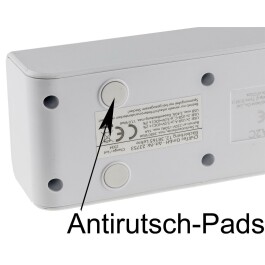 MILOS Schutzkontakt-Steckdose Anthrazit 250V~/ 16A mit Rahmen Klemmanschluss