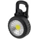 LED Arbeitsleuchte mit Magnet COB 100 3x AAA Batterie Haken 75x35mm 6000k