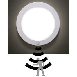 LED Deckenleuchte BUTON mit PIR-Sensor Ø 23cm 18W 3000/4000/6000k