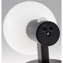 LED Wandleuchte LAMU mit PIR-Sensor IP65 15W schwarz 4000k / neutralweiß