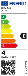 LED Stiftsockel G9 4W 480lm dimmbar 330° 230V 3000k / warmweiß Glas