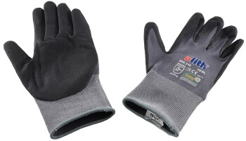 Profi Arbeits-Handschuhe mit Kautschuk- Beschichtung Ökotex 100 Größe 9