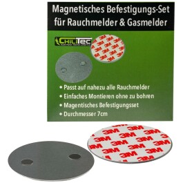 Magnetisches Befestigungs-Set für Rauchmelder & Gasmelder