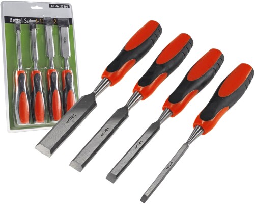 Stechbeitel Set 4-teilig CRV 6 12 18 24mm