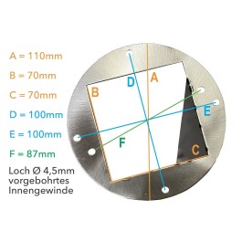 Steckdosensäulen-Erdspieß 39cm für CT 23444 & 23445