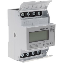 Drehstromzähler MID geeicht 3-phasig 10A 230/400V 4TE digital LCD