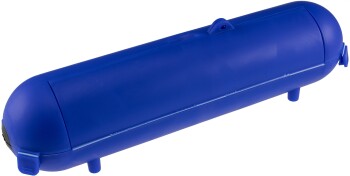 Kabelschutzbox für Aussen IP44 XL LxØ 365x90mm Blau