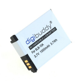 digibuddy Akku kompatibel zu Samsung SLB-10A / JVC BN-VH105 Li-Ion